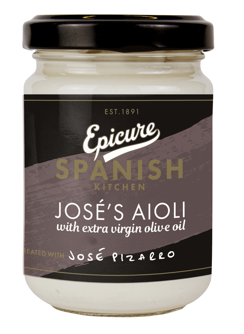 JOSÉ'S AIOLI with extra virgin olive oil Spanish Kitchen at Epicure